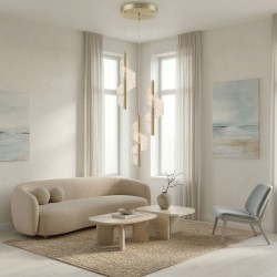 LAMPA SUFITOWA WISZĄCA LED G178-3CP ZŁOTA