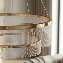 LAMPA SUFITOWA WISZĄCA G146-2CP ZŁOTA