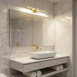 Kinkiet łazienkowy LED APP1889-1W 40 cm Złoty