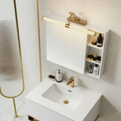 Kinkiet łazienkowy LED APP1900-1W 60cm Złoty Szczotkowany