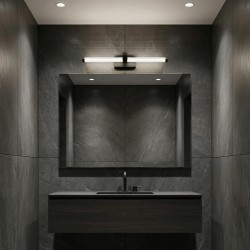 Kinkiet łazienkowy LED APP1887-1W 40cm Czarny