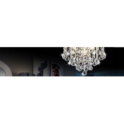 Kryształowa Lampa Sufitowa Plafon Żyrandol Glamour APP403-C