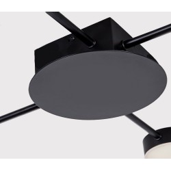 LAMPA SUFITOWA 4-RAMIENNA LED APP519-4C Czarna