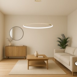 Lampa wisząca LHJ003-CP 100 cm GOLD