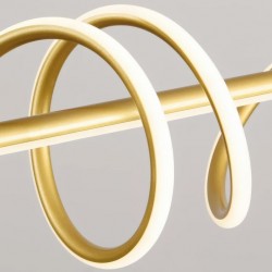 LAMPA SUFITOWA WISZĄCA LED LHJ024-CP 120 cm ZŁOTA