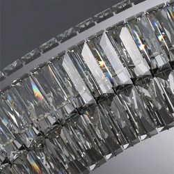 LAMPA KRYSZTAŁOWA PLAFON APP1742-C 40 cm CHROM