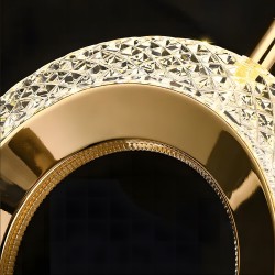 LAMPA WISZĄCA KRYSZTAŁOWA LED G119-1CP Złota