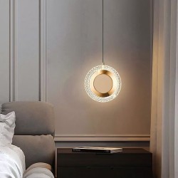 LAMPA WISZĄCA KRYSZTAŁOWA LED G119-1CP Złota