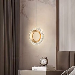 LAMPA WISZĄCA KRYSZTAŁOWA LED G119-1CP Złota