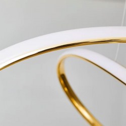 LAMPA WISZĄCA LED G077-3CPR Złota