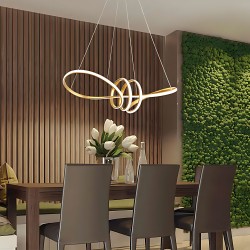 LAMPA WISZĄCA LED LHJ036-CP ZŁOTA