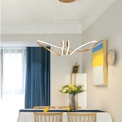 LAMPA WISZĄCA LED LHJ036-CP ZŁOTA