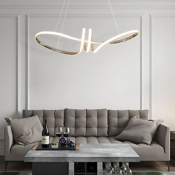 LAMPA WISZĄCA LED LHJ036-CP ZŁOTA