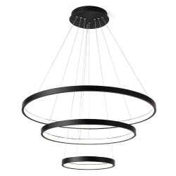 LAMPA SUFITOWA WISZĄCA LED LHJ013-CP3 Czarna