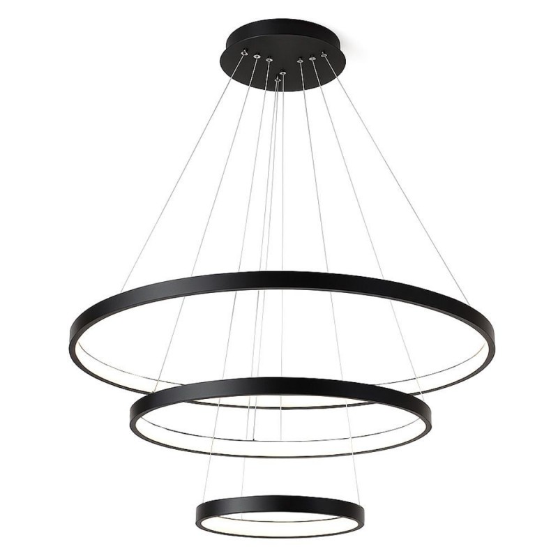LAMPA SUFITOWA WISZĄCA LED LHJ013-CP3 Czarna
