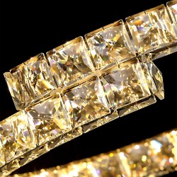 LAMPA SUFITOWA WISZĄCA LED APP1771-CP ZŁOTA 60cm