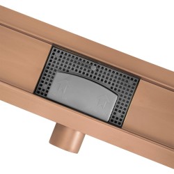 Odpływ Liniowy Rea Neox Brush Copper 60