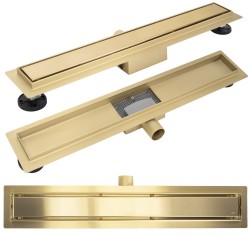 Odpływ Liniowy Rea Neox Złoty Szczotkowany 60