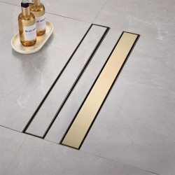 Odpływ Liniowy Rea Neox Złoty Szczotkowany 70