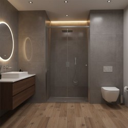 Drzwi prysznicowe Rea Primo Slide 120 Chrom