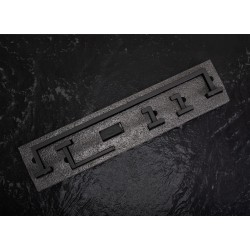 Zestaw akcesoriów łazienkowych Rio Czarny 4 elementy