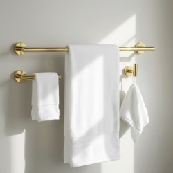 Zestaw akcesoriów łazienkowych Ari Złoty 4 elementy