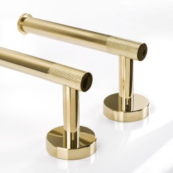 Zestaw akcesoriów łazienkowych GRID Złoty 4 elementy