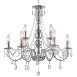 LAMPA SUFITOWA WISZĄCA EBT016-9CP CHROM