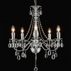 LAMPA SUFITOWA WISZĄCA EBT014-5CP CHROM