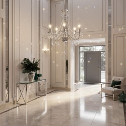 LAMPA SUFITOWA WISZĄCA EBT014-5CP CHROM