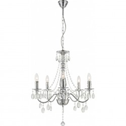 LAMPA SUFITOWA WISZĄCA EBT014-5CP CHROM