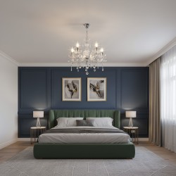 LAMPA SUFITOWA WISZĄCA EBT004-5CP TRANSPARENT