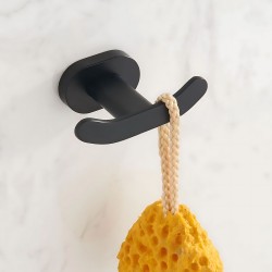 Wieszak łazienkowy Til 105 Czarny