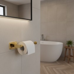 Uchwyt na papier toaletowy 5909 Nico Złoty