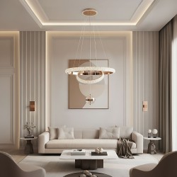 LAMPA SUFITOWA WISZĄCA G143-CP 50cm Złota