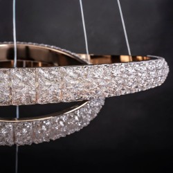 LAMPA SUFITOWA WISZĄCA G143-CP 50cm Złota