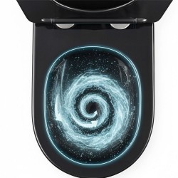 Misa WC podwieszana Rea Carlo Mini Tornado Black Gold Egde