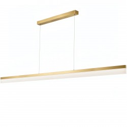 Lampa wisząca LED APP1697-CP 200 cm Złota Szczotkowana