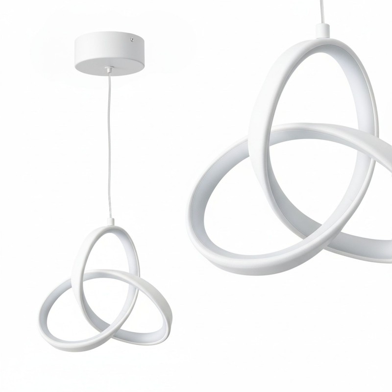 LAMPA SUFITOWA WISZĄCA LED APP1783-CP BIAŁA