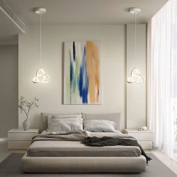 LAMPA SUFITOWA WISZĄCA LED APP1783-CP BIAŁA