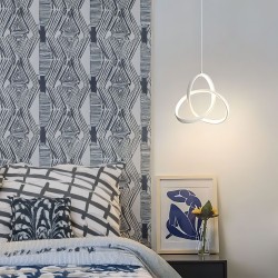 LAMPA SUFITOWA WISZĄCA LED APP1783-CP BIAŁA