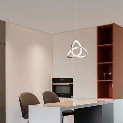 LAMPA SUFITOWA WISZĄCA LED APP1783-CP BIAŁA