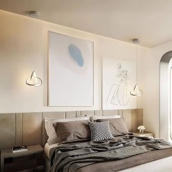 LAMPA SUFITOWA WISZĄCA LED APP1783-CP BIAŁA