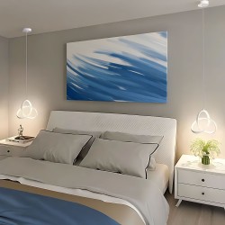 LAMPA SUFITOWA WISZĄCA LED APP1783-CP BIAŁA