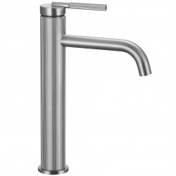 Bateria Umywalkowa REA Argon Nikiel Szczotkowany Wysoka