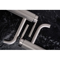 Bateria Umywalkowa REA Argon Nikiel Szczotkowany Wysoka