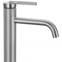Bateria Umywalkowa REA Argon Nikiel Szczotkowany Wysoka