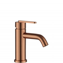 Bateria umywalkowa Rea Ontario Miedź Szczotkowana Niska