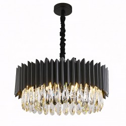 Lampa sufitowa wisząca APP1657-8CP Czarna