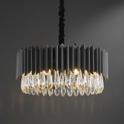 Lampa sufitowa wisząca APP1657-8CP Czarna